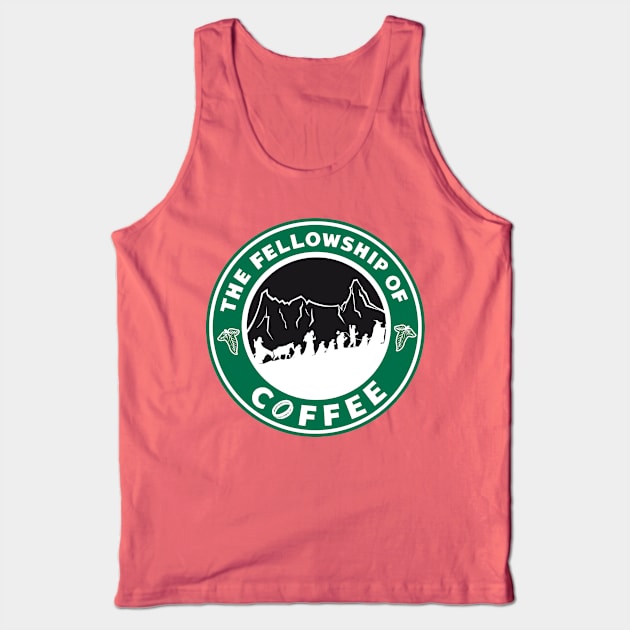 The Fellowship of Coffee Tank Top by hammyclasing